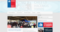 Desktop Screenshot of gobernacionmalleco.gov.cl